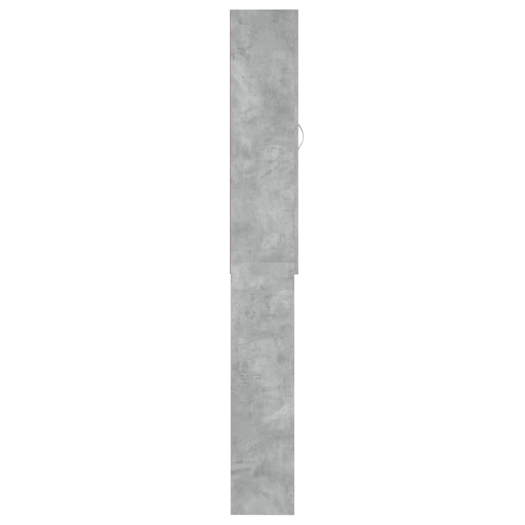 Ormarić za perilicu rublja siva boja betona 64 x 25,5 x 190 cm