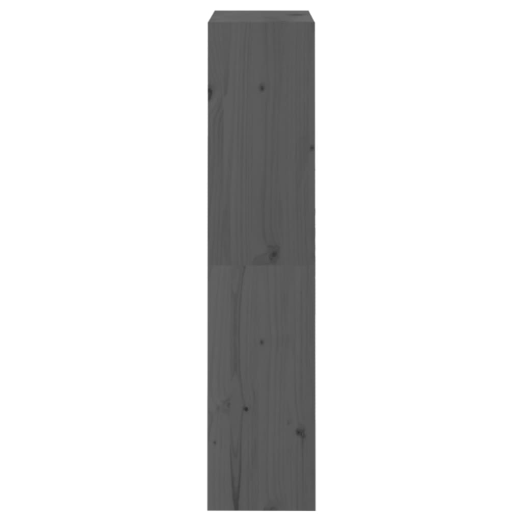 Ormarić za knjige / pregrada sivi 60x30x135,5 cm od borovine