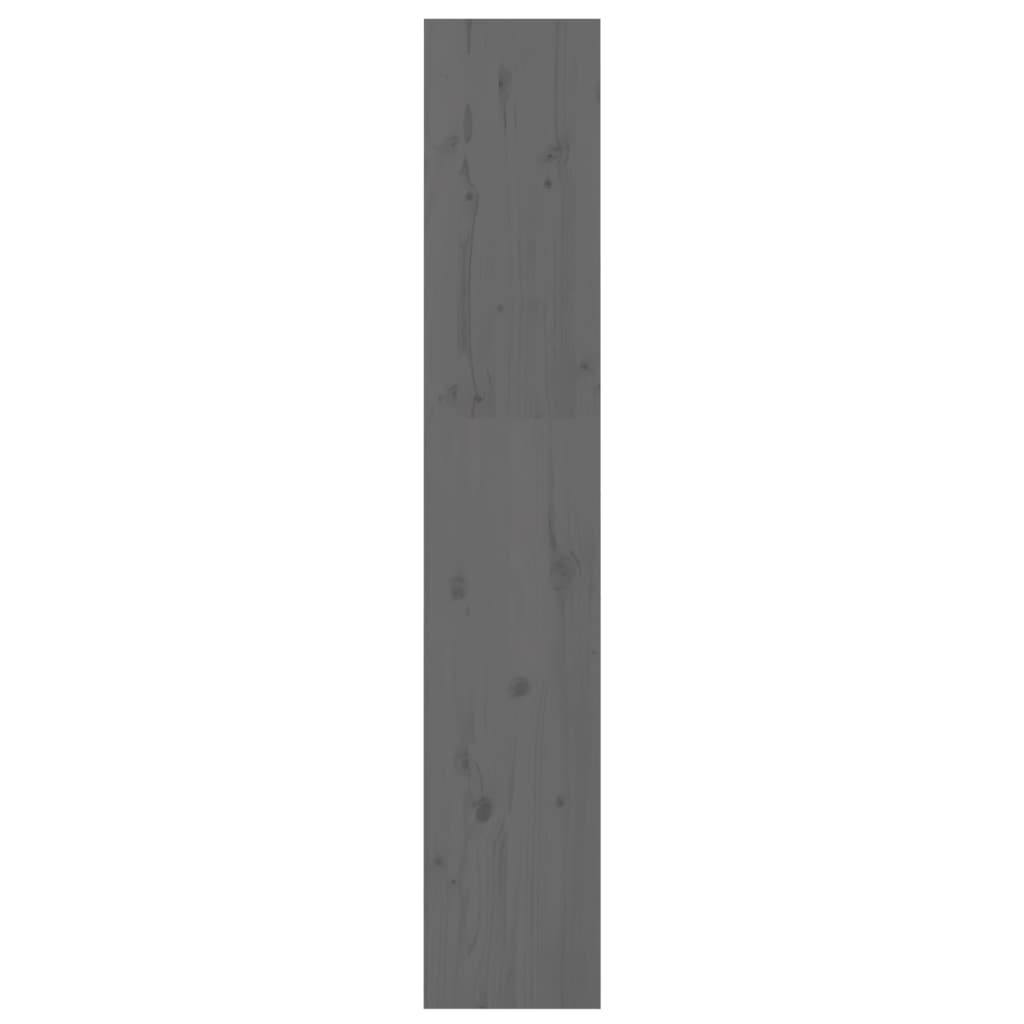 Ormarić za knjige / pregrada sivi 60x30x167,5 cm od borovine