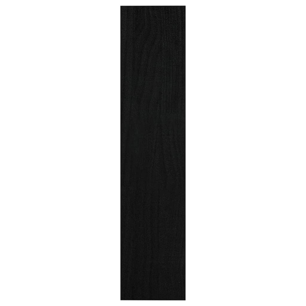 Ormarić za knjige / pregrada crni 100x30x103 cm borovina