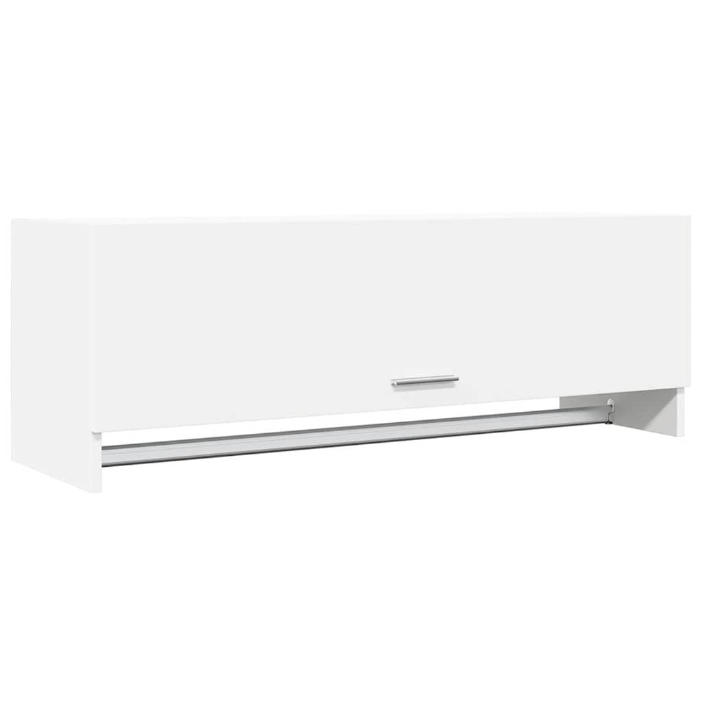 Ormar bijeli 100 x 32,5 x 35 cm od konstruiranog drva