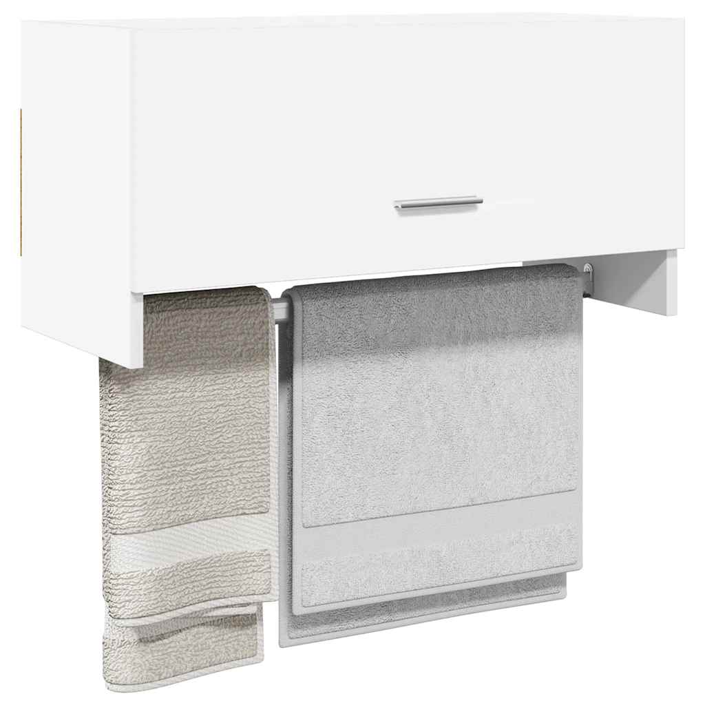 Ormar bijeli 70 x 32,5 x 35 cm konstruirano drvo