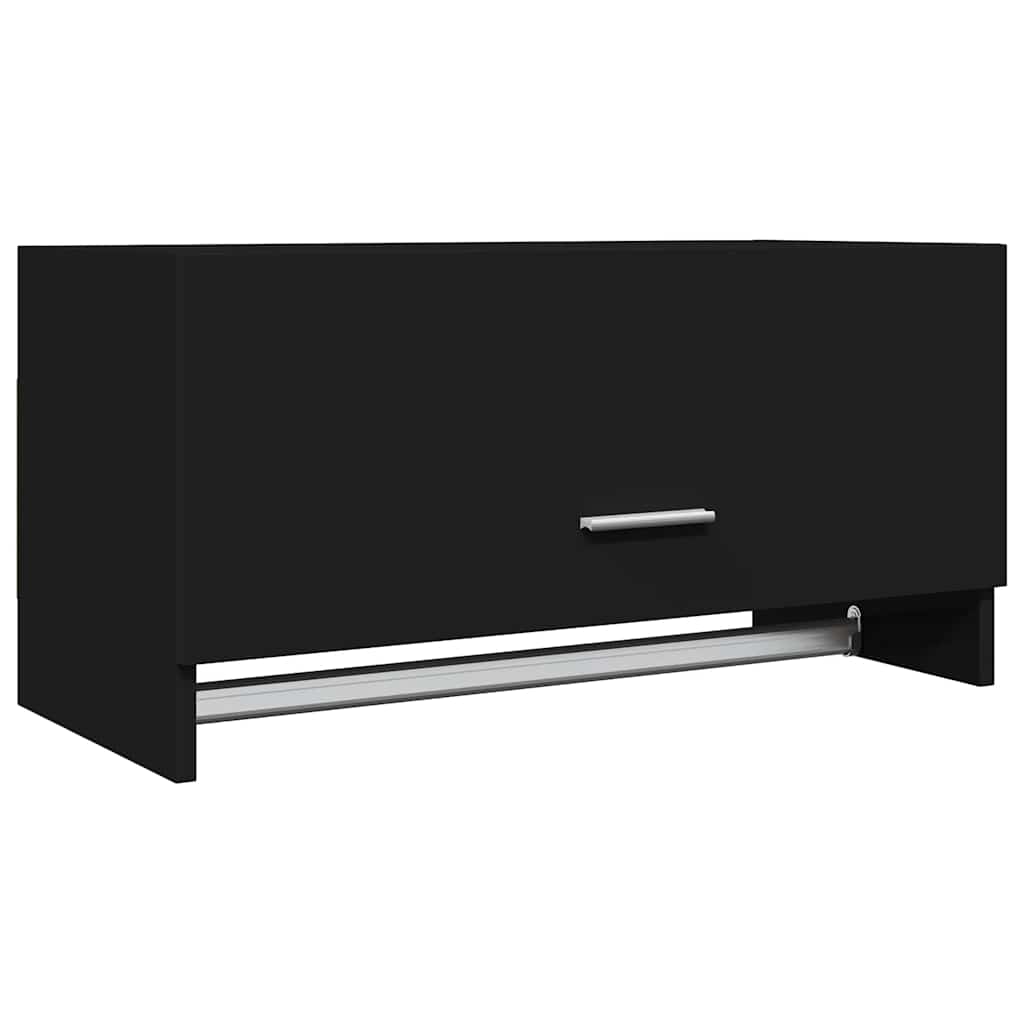 Ormar crni 70 x 32,5 x 35 cm konstruirano drvo
