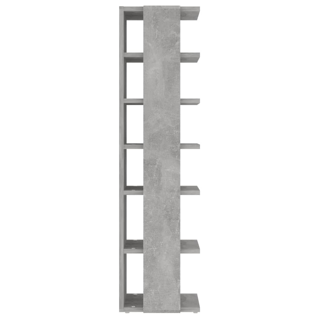 Ormarić za cipele boja betona 27,5x27x102cm konstruirano drvo