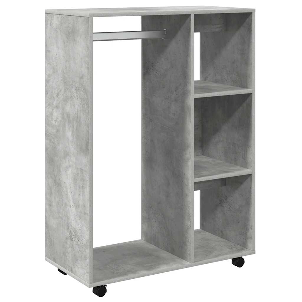 Ormar siva boja betona 80 x 40 x 110 cm od konstruiranog drva
