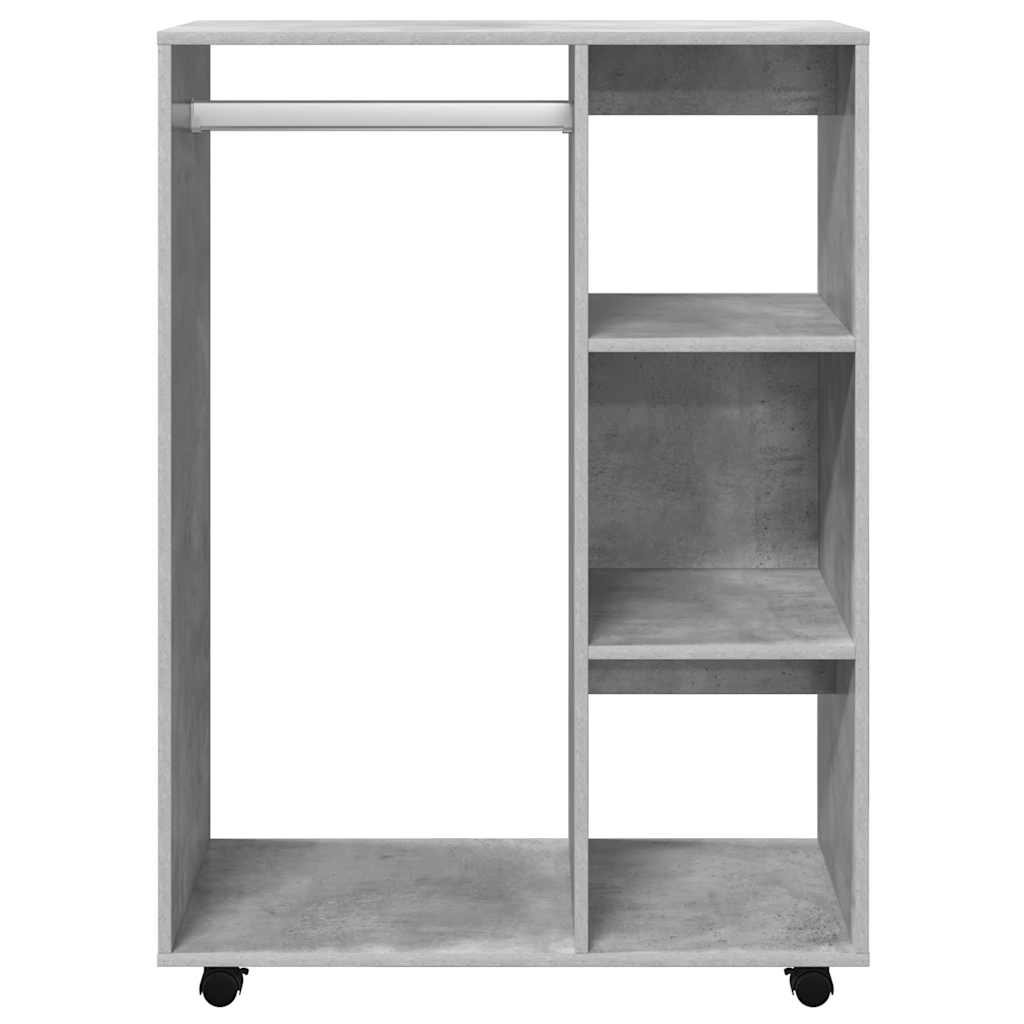 Ormar siva boja betona 80 x 40 x 110 cm od konstruiranog drva