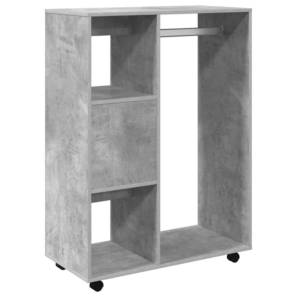 Ormar siva boja betona 80 x 40 x 110 cm od konstruiranog drva