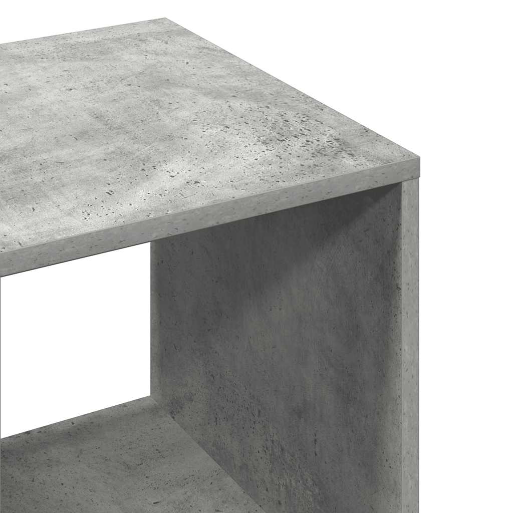 Ormar siva boja betona 80 x 40 x 110 cm od konstruiranog drva
