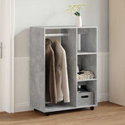 Ormar siva boja betona 80 x 40 x 110 cm od konstruiranog drva
