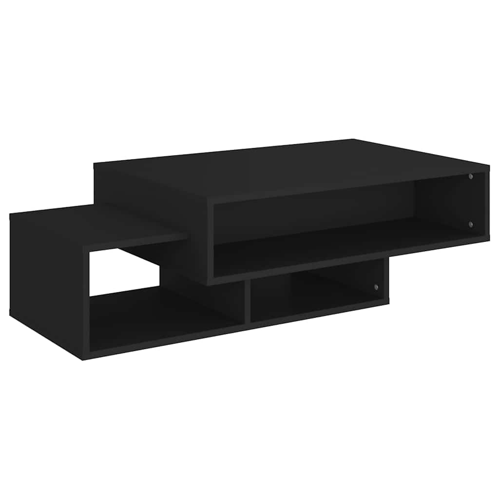 Stolić za kavu crni 105 x 55 x 32 cm od konstruiranog drva