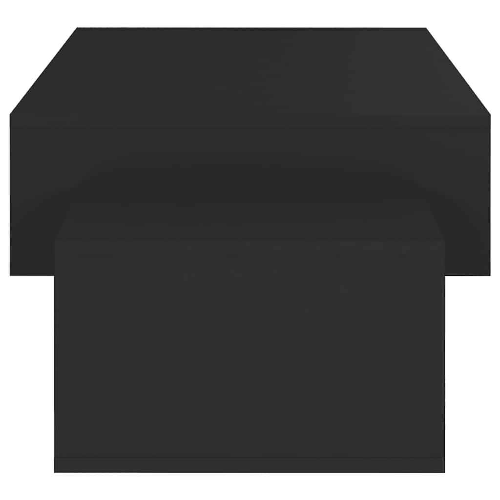 Stolić za kavu crni 105 x 55 x 32 cm od konstruiranog drva