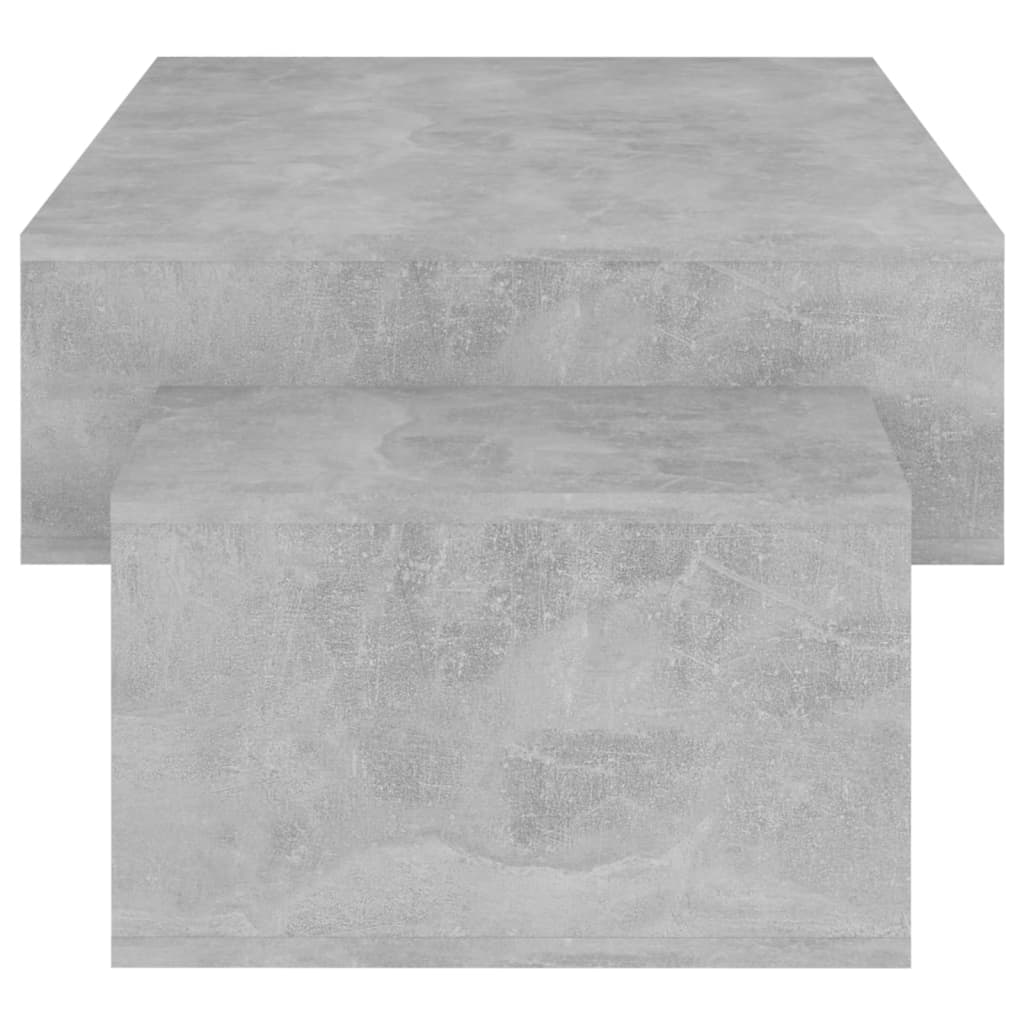 Stolić za kavu boja betona 105 x 55 x 32 cm konstruirano drvo