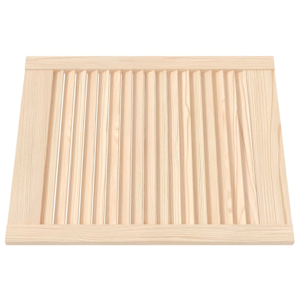 Vrata za ormarić rešetkasti dizajn 4 kom 61,5x49,4 cm borovina