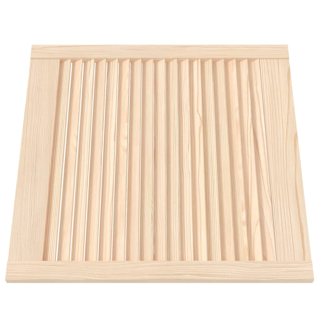 Vrata za ormarić rešetkasti dizajn 4 kom 61,5x59,4 cm borovina
