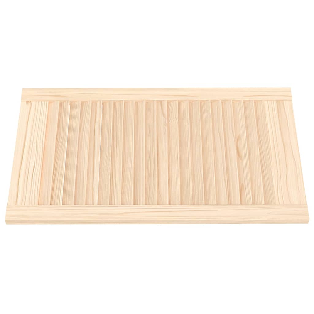 Vrata za ormarić rešetkasti dizajn 4 kom 69 x 39,4 cm borovina
