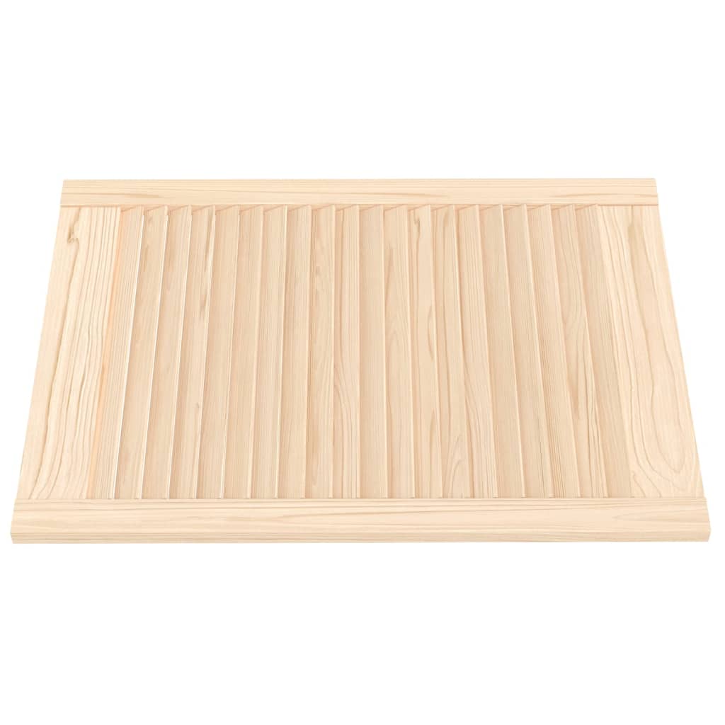 Vrata za ormarić rešetkasti dizajn 4 kom 69 x 49,4 cm borovina