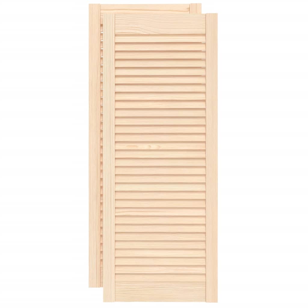 Vrata za ormarić rešetkasti dizajn 2 kom 99,3x39,4 cm borovina