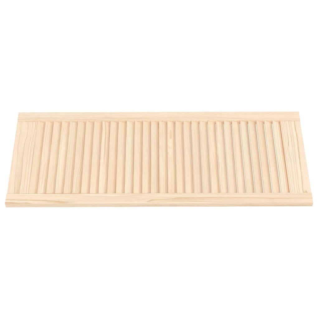 Vrata za ormarić rešetkasti dizajn 4 kom 99,3x39,4 cm borovina