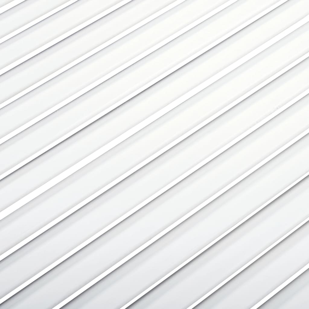Vrata za ormarić rešetkasta 2 kom bijela 69 x 39,4 cm borovina