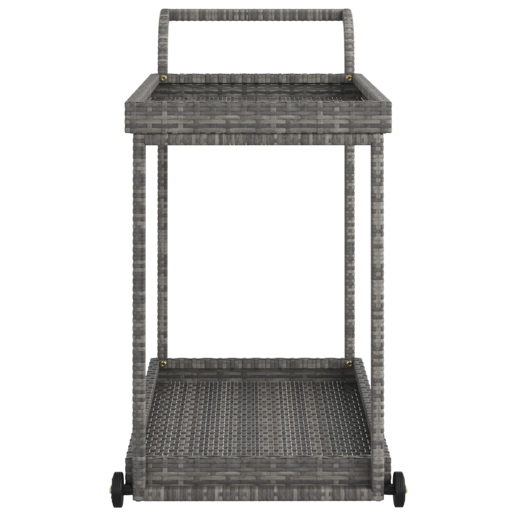 Barska kolica siva 100 x 45 x 83 cm od poliratana
