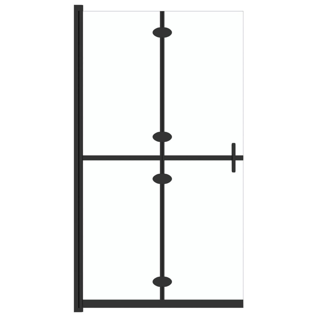 Sklopiva pregrada za tuširanje prozirna ESG staklo 100 x 190 cm