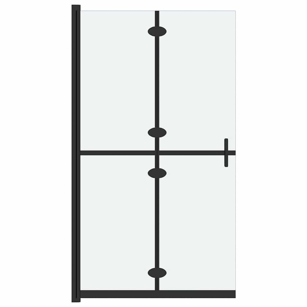 Sklopiva pregrada za tuširanje matirano staklo ESG 70 x 190 cm