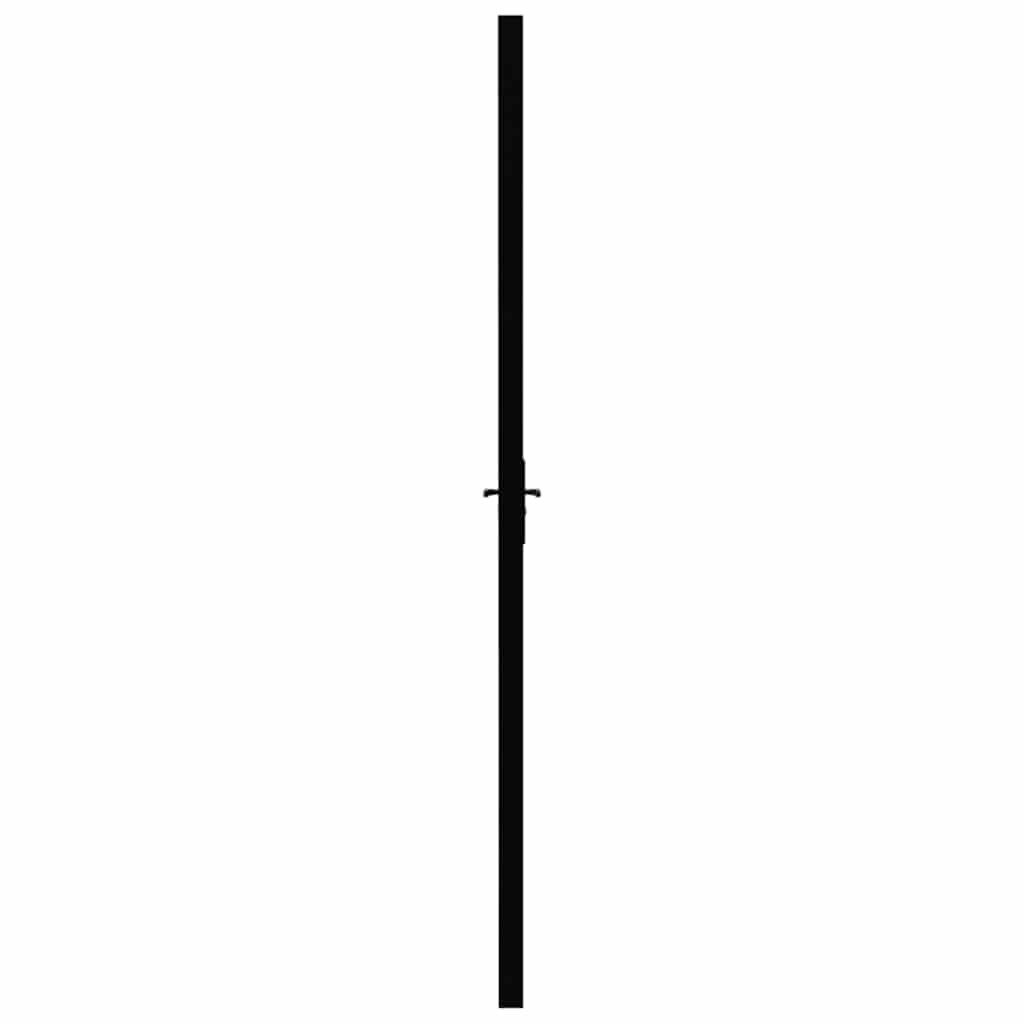 Sobna vrata od stakla ESG i aluminija 76 x 201,5 cm crna