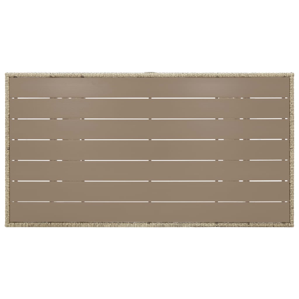 Vrtni stol sivi 120 x 70 x 66 cm od poliratana