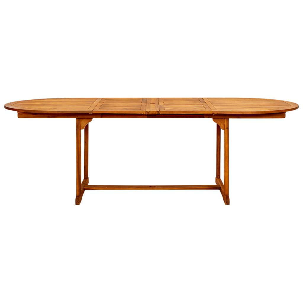 Vrtni blagovaonski stol (160 - 240)x100x75 cm od drva bagrema