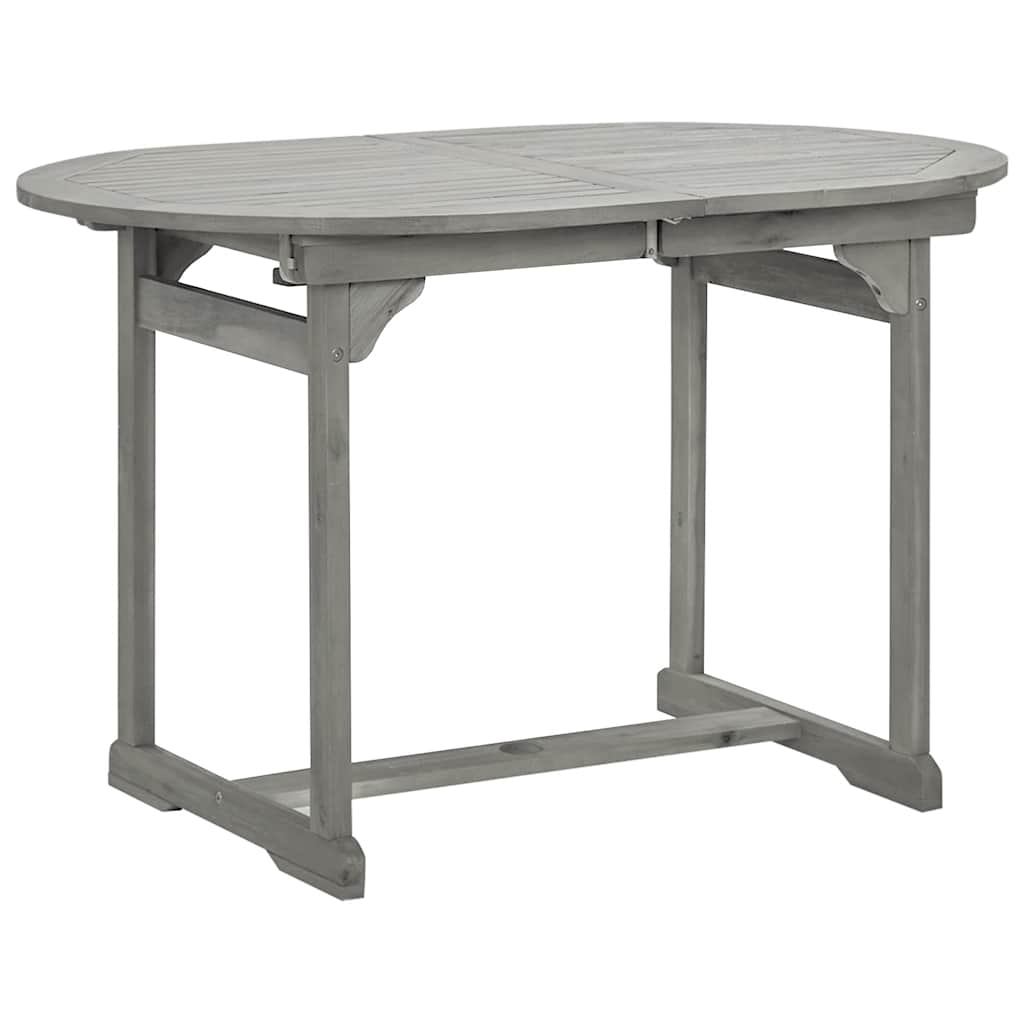 Vrtni blagovaonski stol (120-170) x 80 x 75 cm od drva bagrema