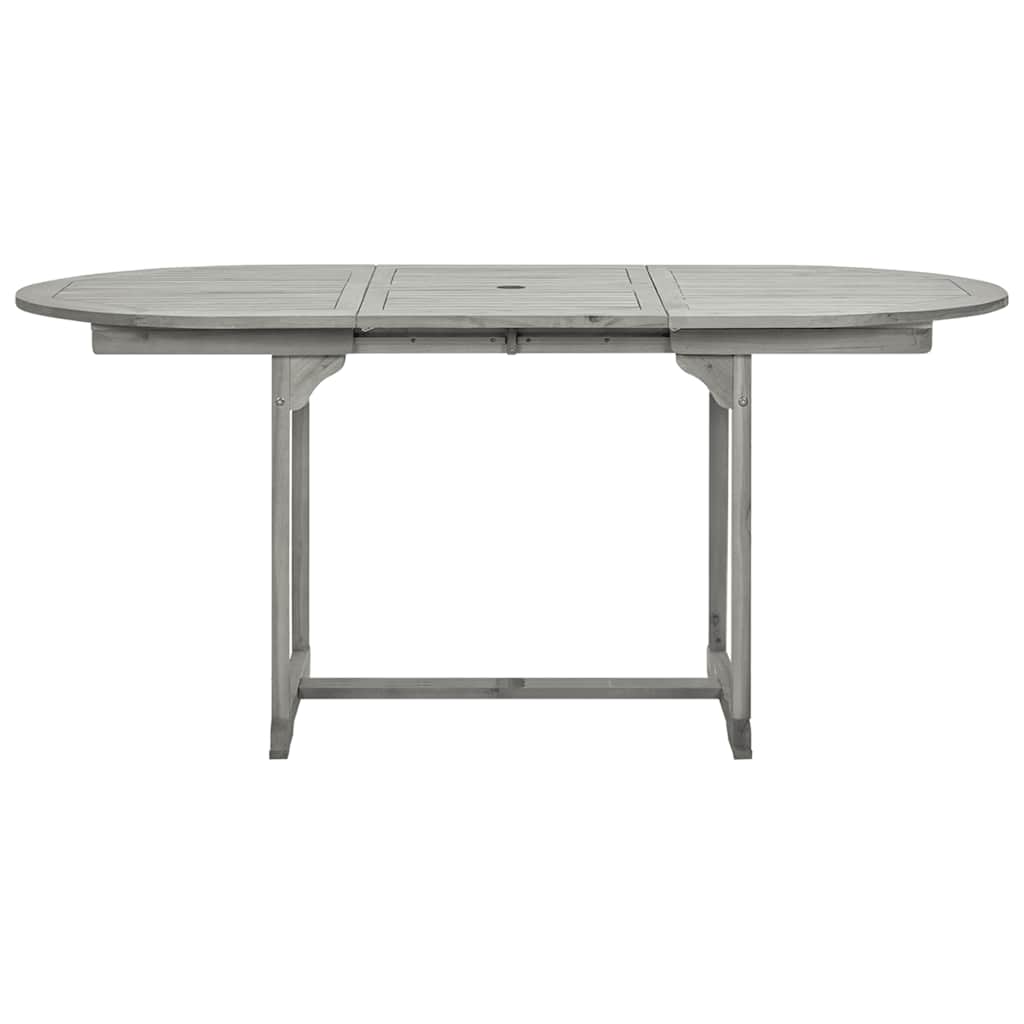 Vrtni blagovaonski stol (120-170) x 80 x 75 cm od drva bagrema