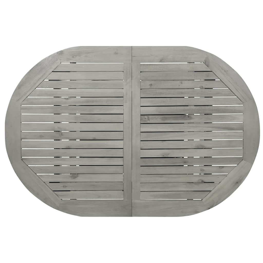 Vrtni blagovaonski stol (120-170) x 80 x 75 cm od drva bagrema