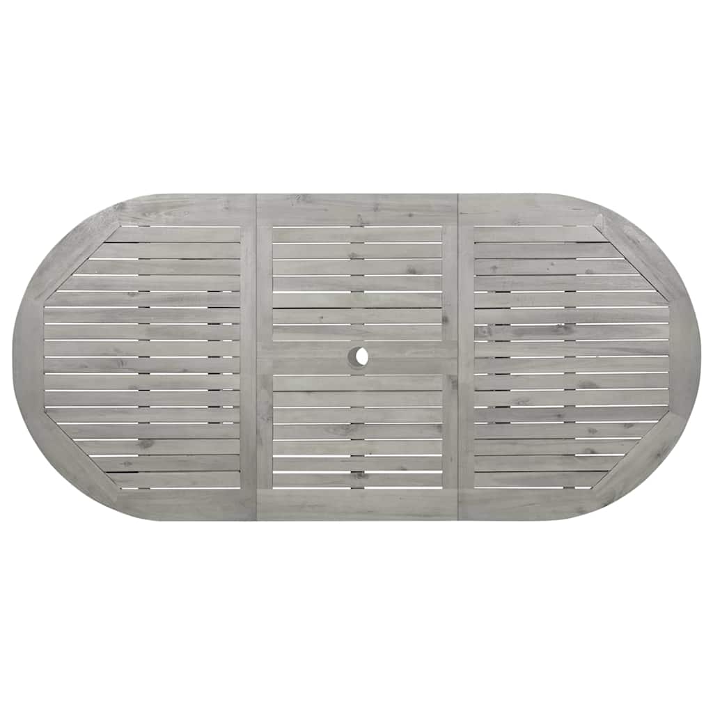 Vrtni blagovaonski stol (120-170) x 80 x 75 cm od drva bagrema