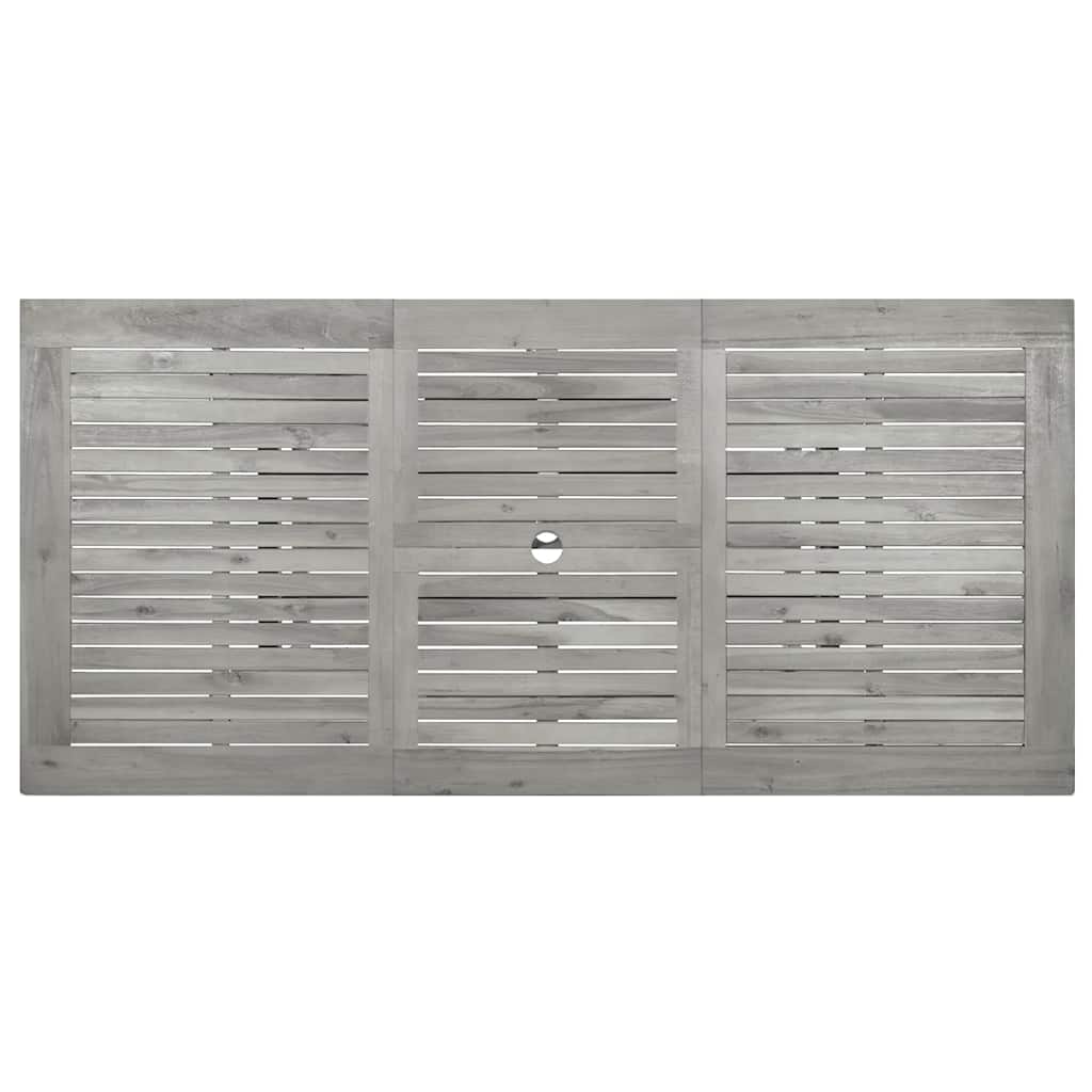 Vrtni blagovaonski stol (120-170) x 80 x 75 cm od drva bagrema