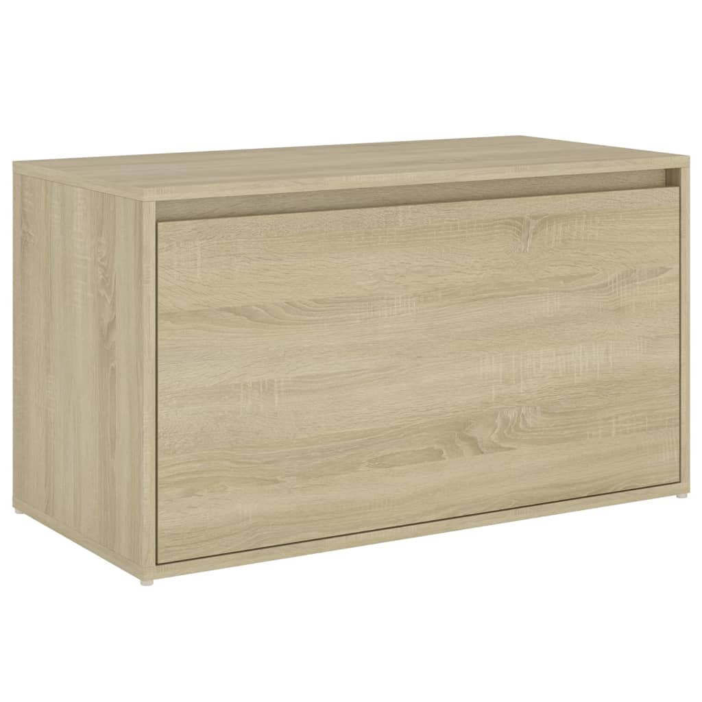 Klupa za hodnik 80 x 40 x 45 cm boja hrasta konstruirano drvo