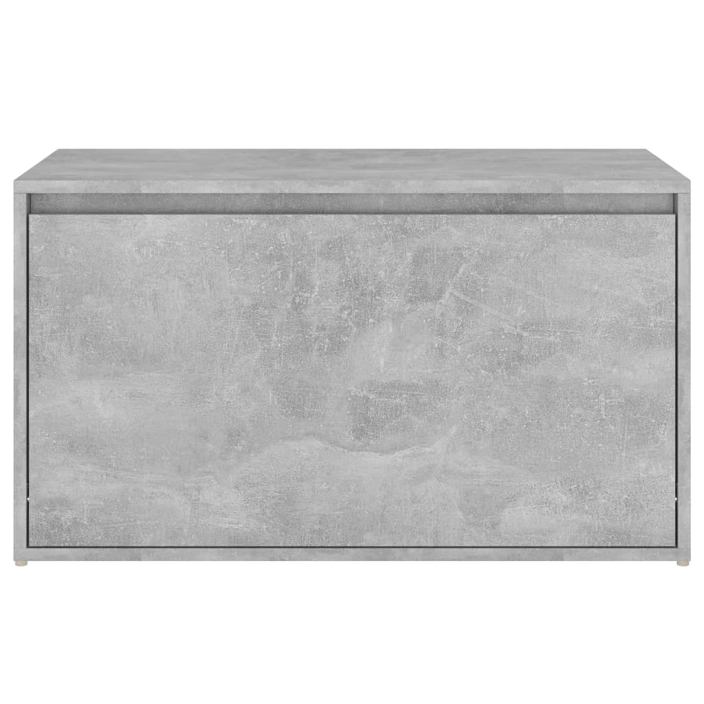 Klupa za hodnik 80 x 40 x 45 cm boja betona konstruirano drvo
