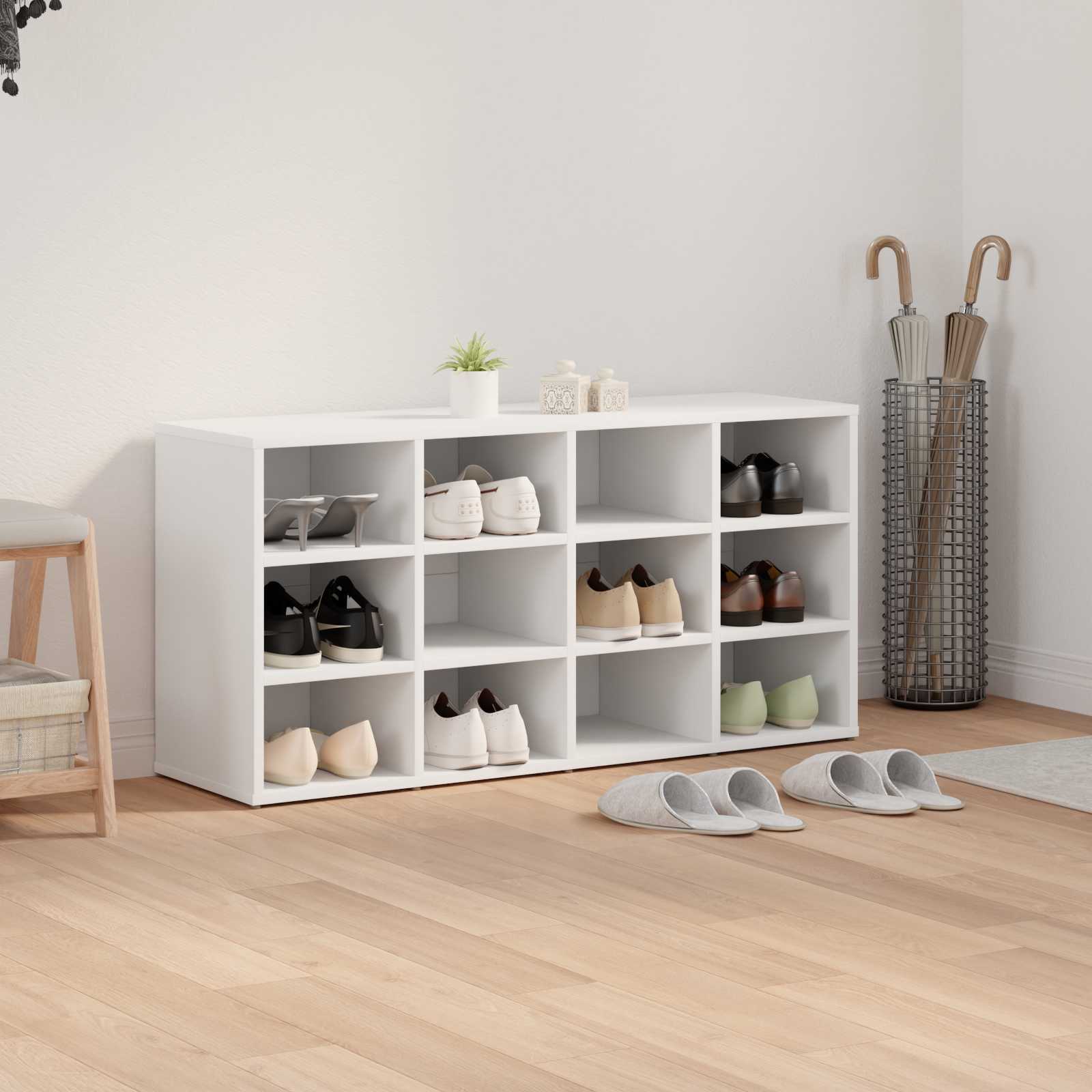 Ormar za cipele Bijelo 103 x 30 x 51 cm Konstruirano drvo