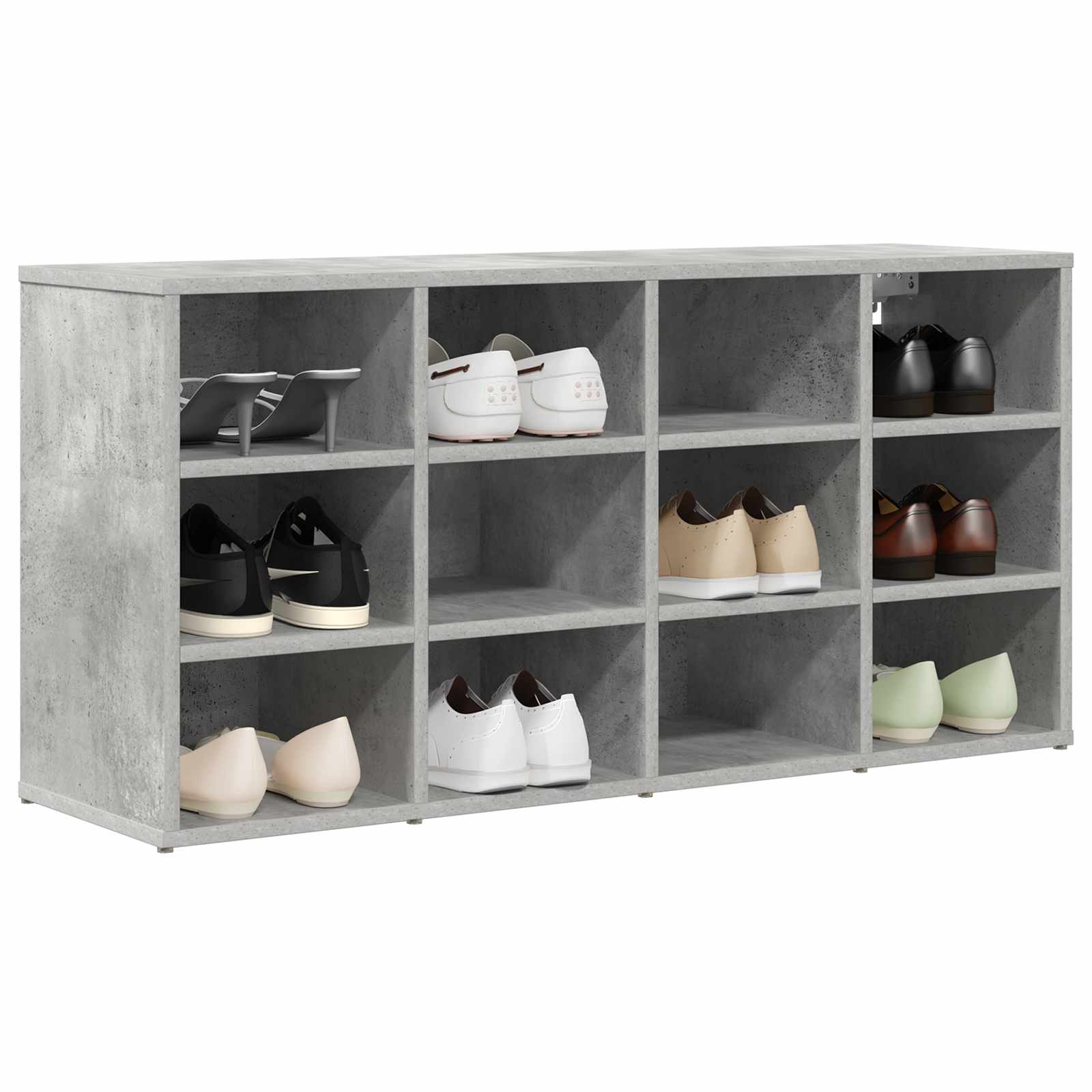 Ormar za cipele Beton siva 103 x 30 x 51 cm Konstruirano drvo