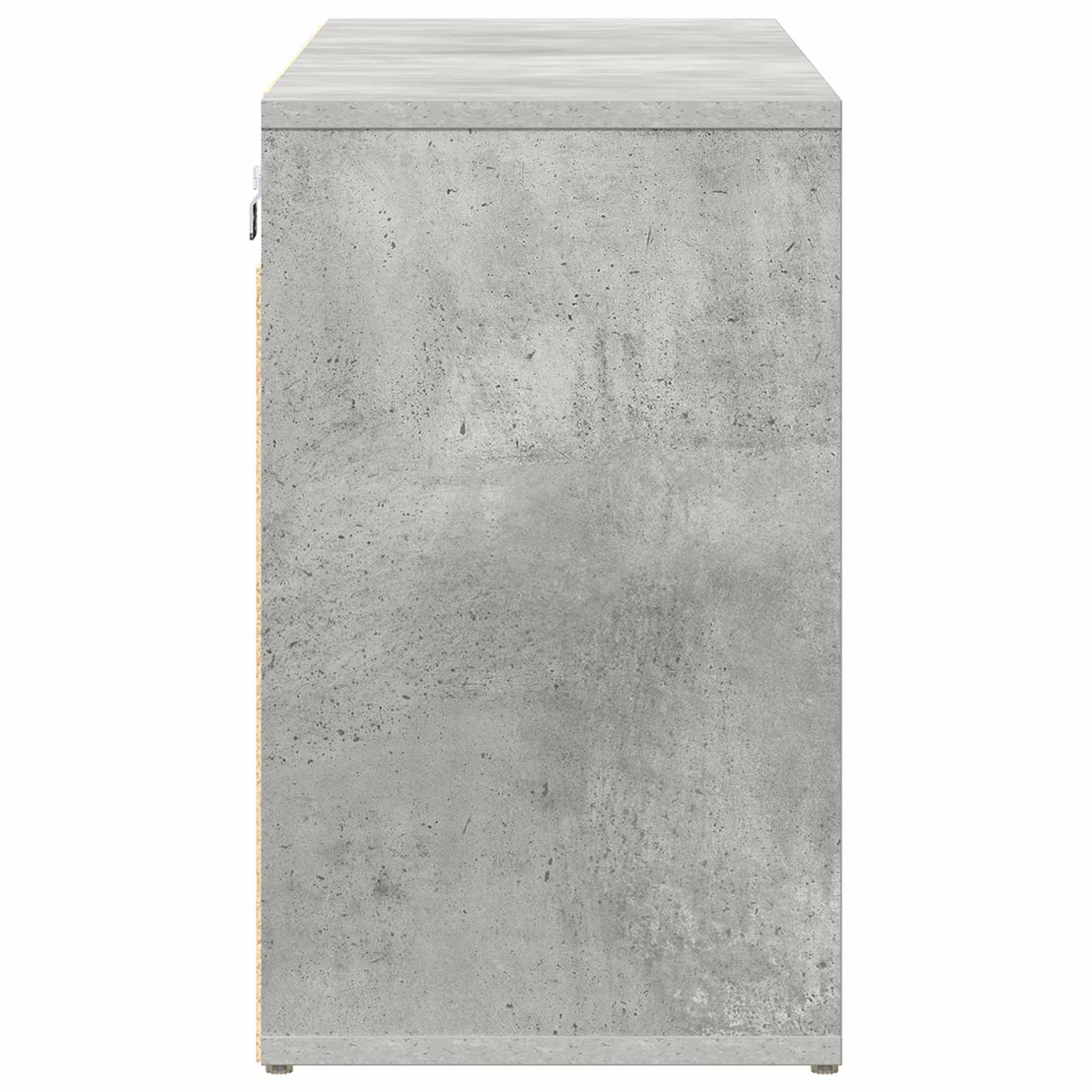 Ormar za cipele Beton siva 103 x 30 x 51 cm Konstruirano drvo