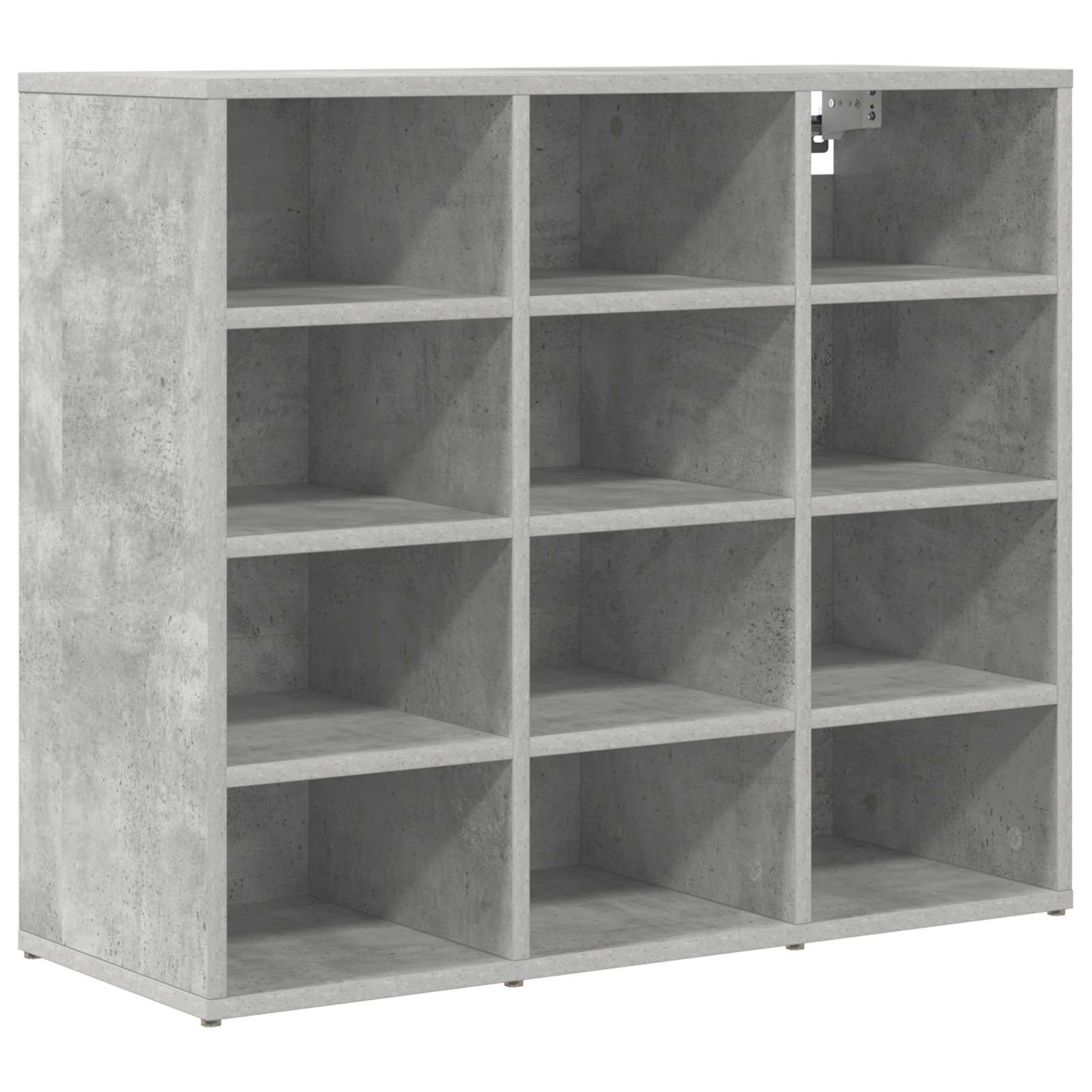 Ormar za cipele Beton siva 77,5 x 30 x 67 cm Konstruirano drvo