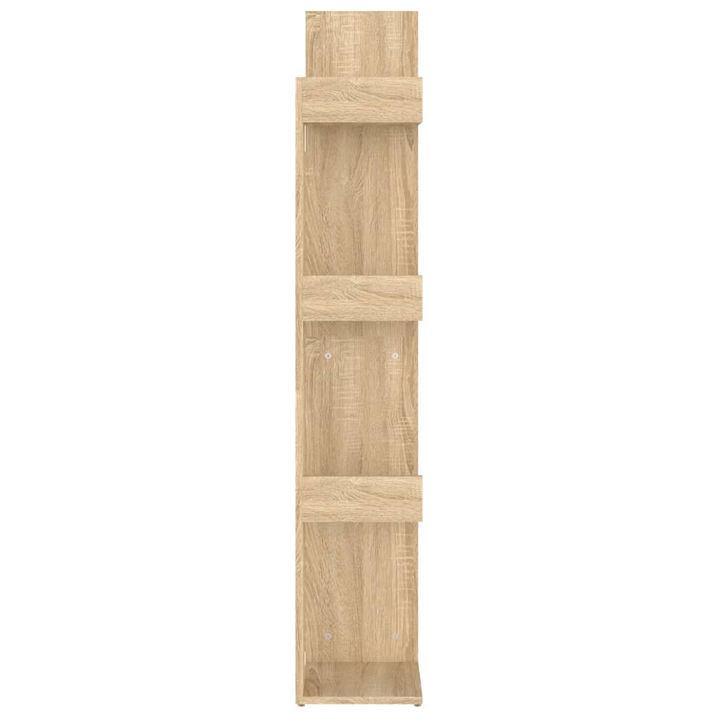 Ormarić za knjige boja hrasta 48x25,5x140 cm konstruirano drvo