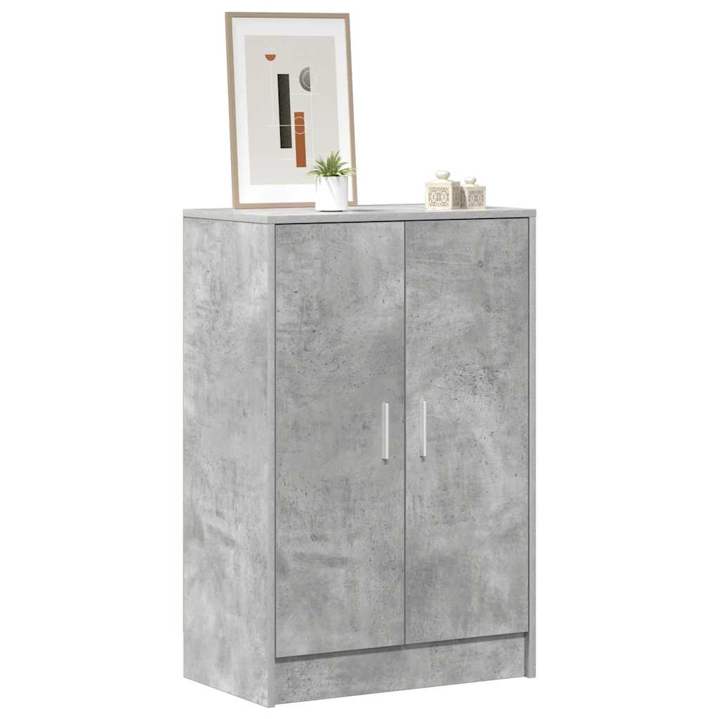 Ormarić za cipele boja betona 60 x 35 x 92 cm konstruirano drvo