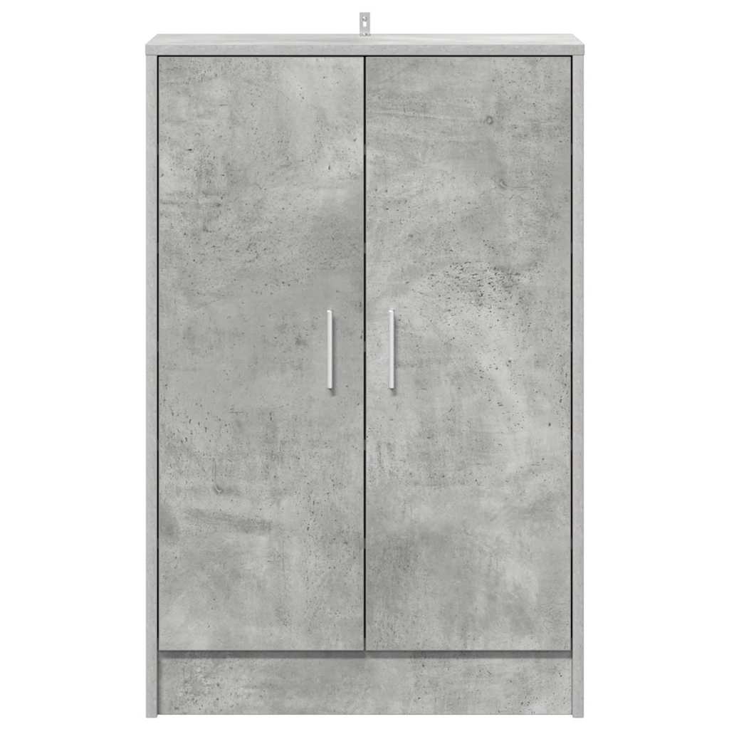 Ormarić za cipele boja betona 60 x 35 x 92 cm konstruirano drvo