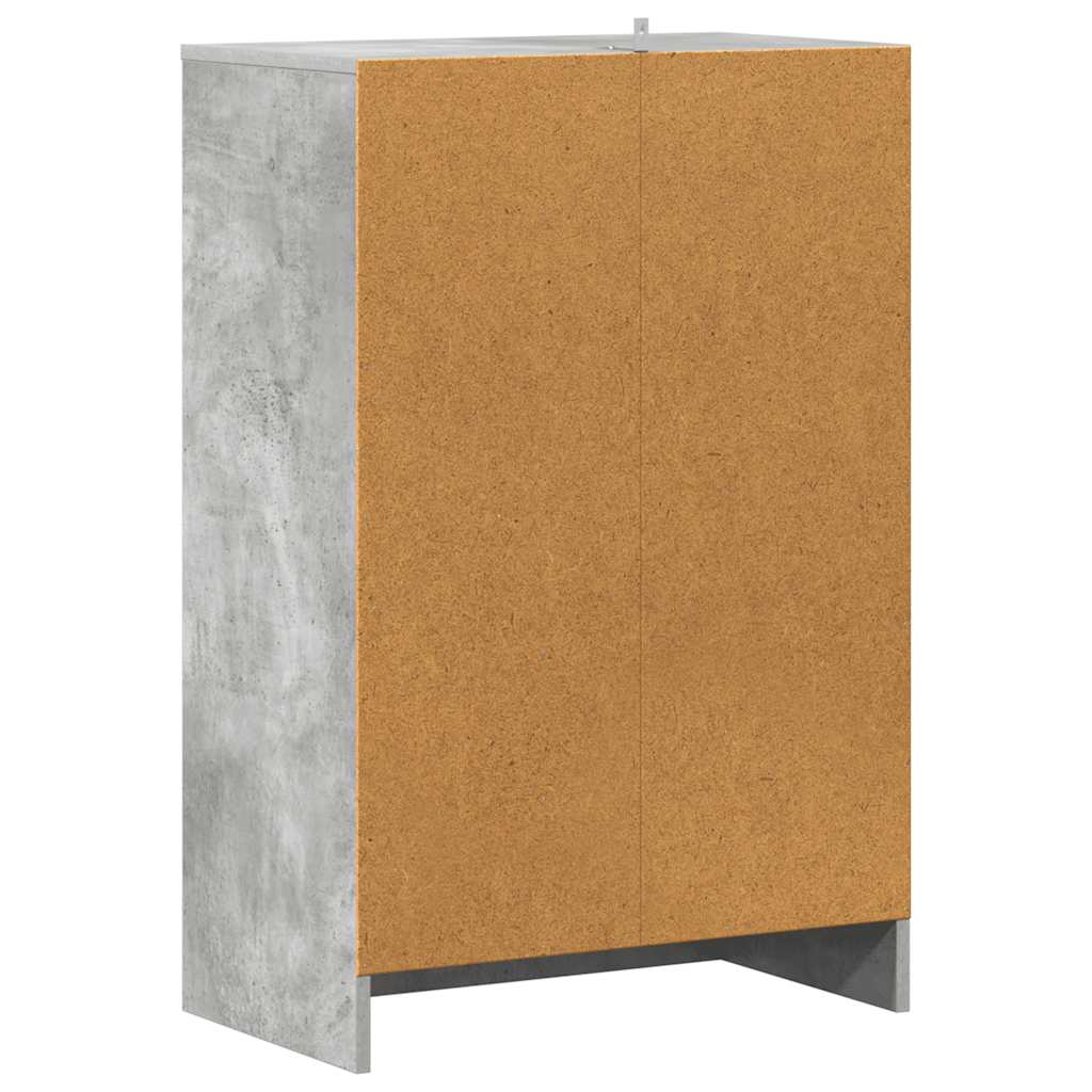 Ormarić za cipele boja betona 60 x 35 x 92 cm konstruirano drvo