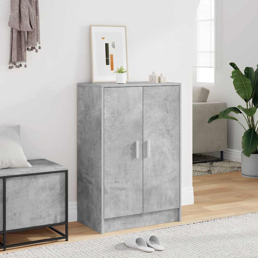 Ormarić za cipele boja betona 60 x 35 x 92 cm konstruirano drvo