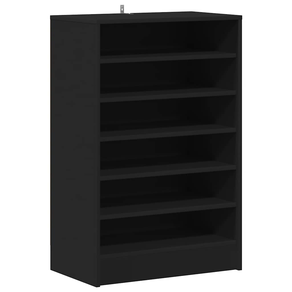 Ormarić za cipele crni 60 x 35 x 92 cm konstruirano drvo