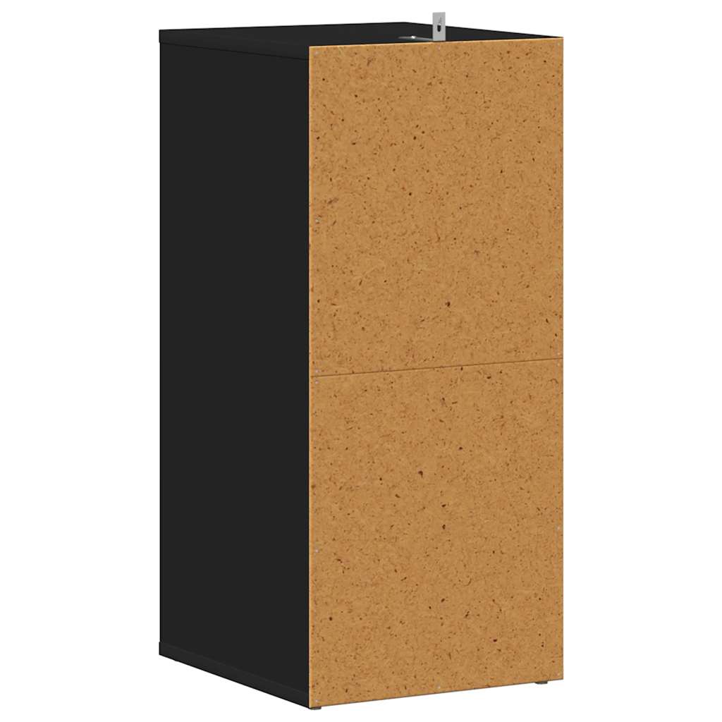 Ormarići za cipele 2 kom crni 31,5x35x70 cm konstruirano drvo
