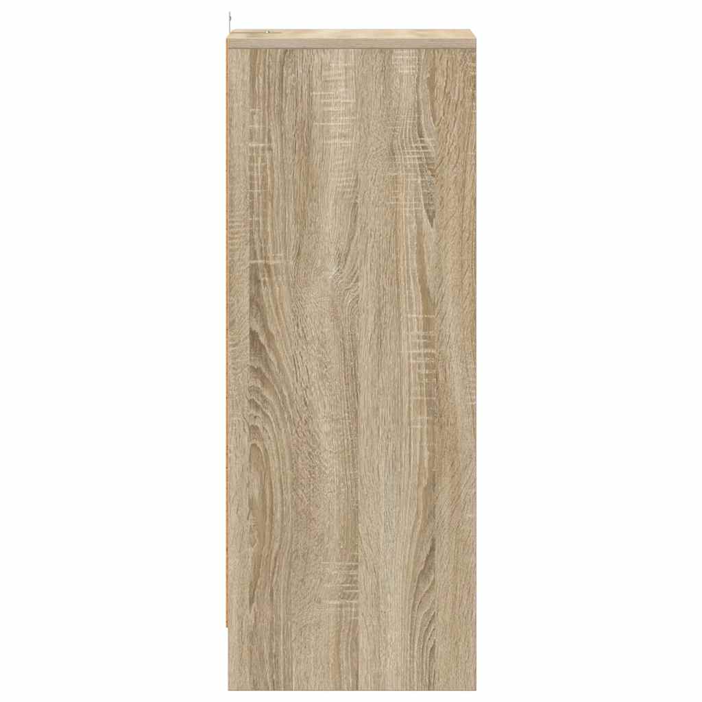 Ormarić za cipele boja hrasta 31,5x35x90 cm konstruirano drvo