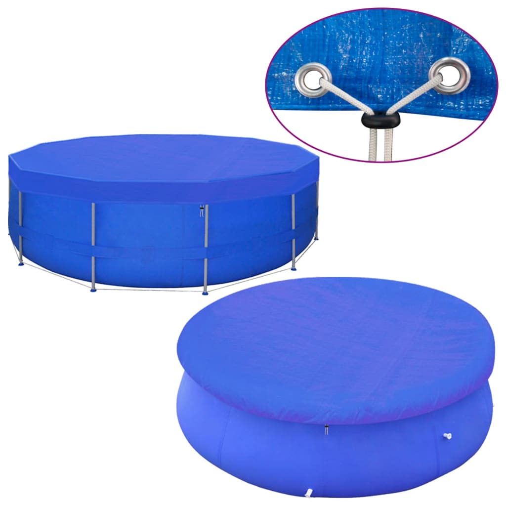 Navlake za bazen 2 kom PE okrugle 540 cm 90 g/m²