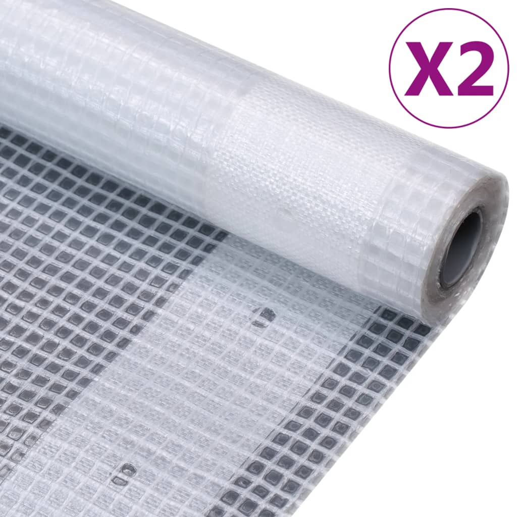 Cerade Leno 2 kom 260 g/m² 2 x 3 m bijele